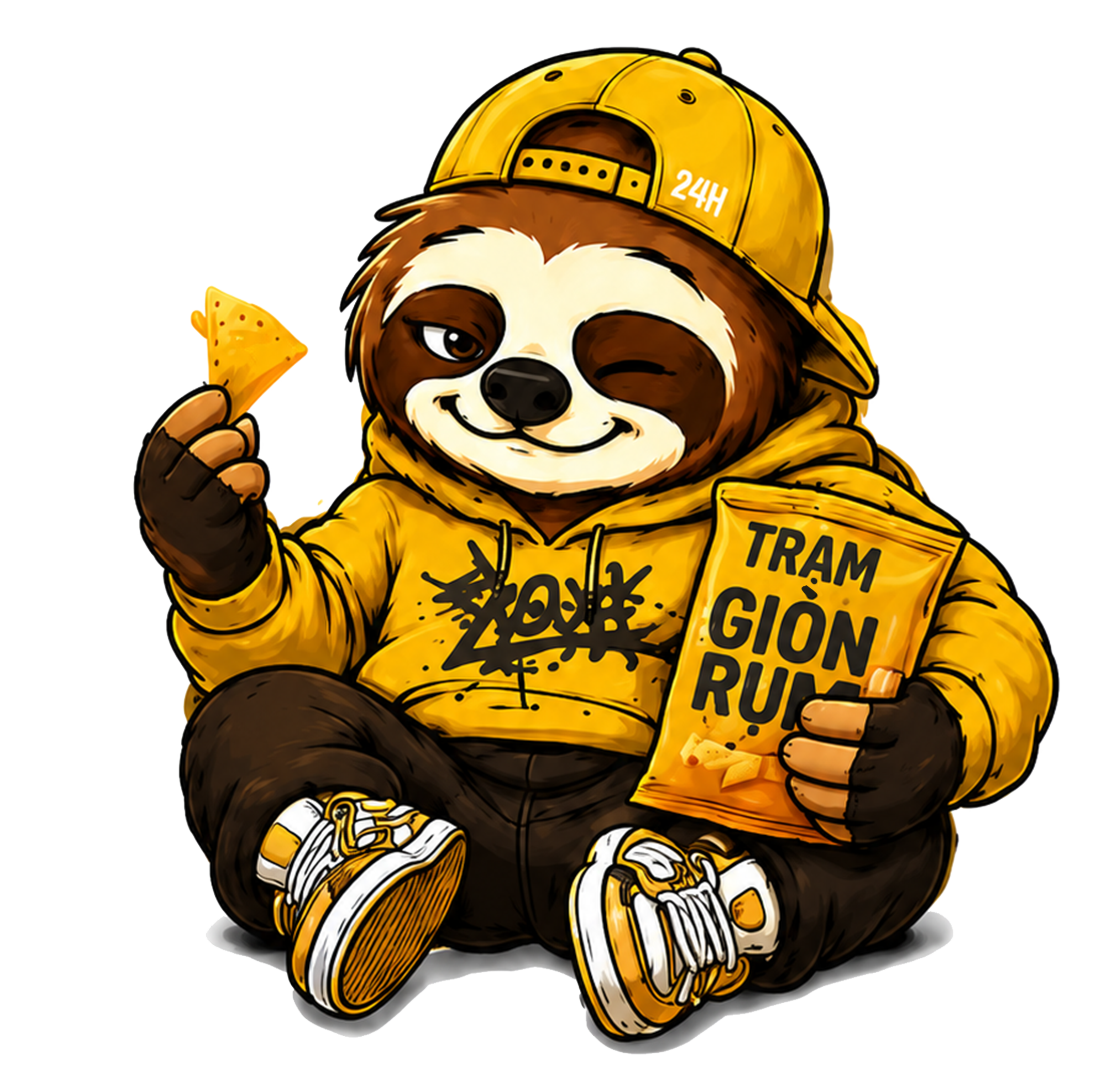 Linh vật Trạm Giòn Rụm